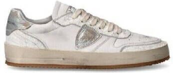 Philippe Model Sneakers VNLD WM01 NICE LOW-VINTAGE METAL_BLANC ARGENT