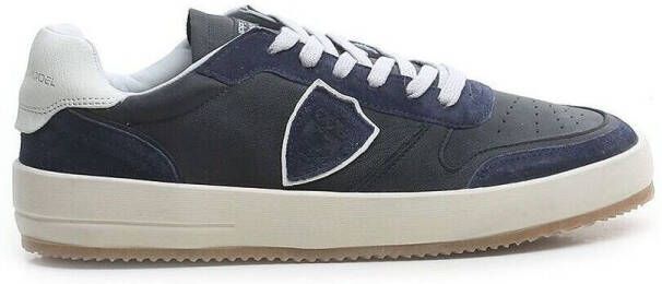 PHILIPPE MODEL Lage Sneakers Heren Nice Low Man Maat: 42 Materiaal: Suède Kleur: Blauw - Foto 4