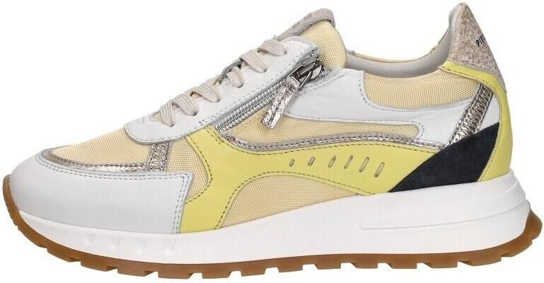 Piedi Nudi Dames Sneakers Mirren 04.02 White Yellow Wit - Foto 9