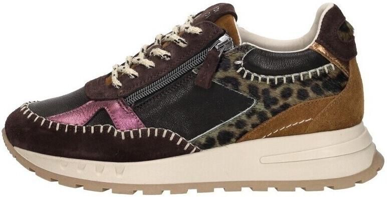 Piedi Nudi Hedy Dames Sneakers Leer Bruin - Foto 7