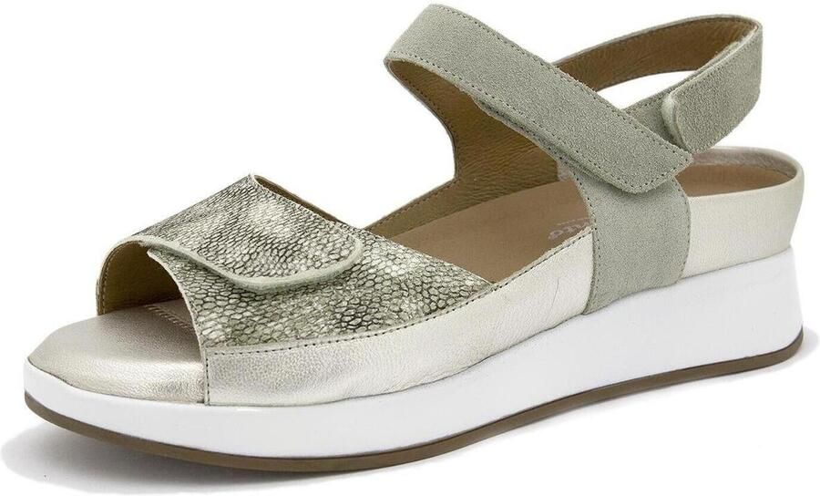 PieSanto -Dames groen olijf sandalen - Foto 2