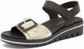 Piesanto Sandalen met sleehak 260774 - Bruin