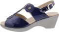 Piesanto Sandalen met sleehak 190854 - Blauw