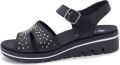 Piesanto Sandalen met sleehak 230776 - Zwart