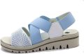 Piesanto Sandalen met sleehak 230787 - Blauw