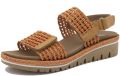 Piesanto Sandalen met sleehak 240842 - Geel
