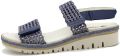 Piesanto Sandalen met sleehak 240842 - Blauw