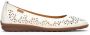 Pikolinos Off White Geperforeerde Dames Ballerina Beige Dames - Thumbnail 7