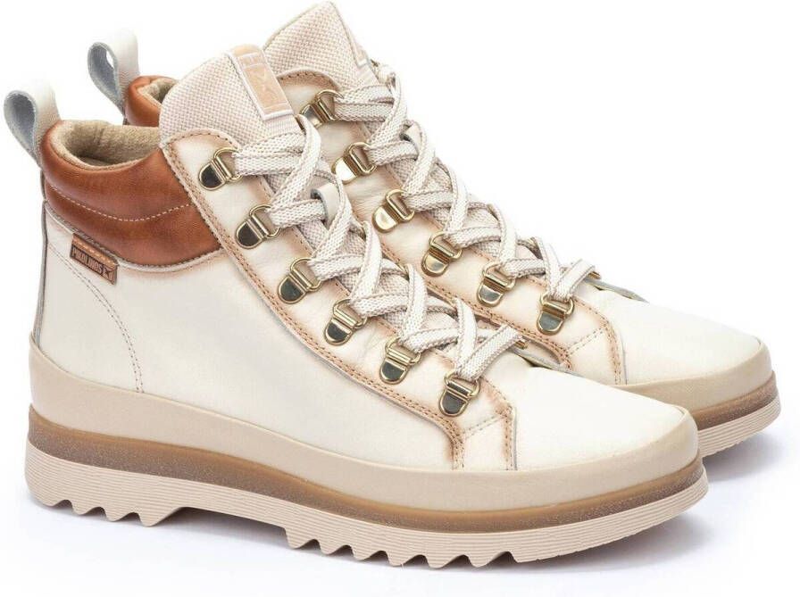 Pikolinos Dames Casual Kameelkleurige Leren Enkellaars Bruin Dames - Foto 13