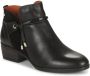 Pikolinos Dames Casual Zwarte Leren Enkellaars Black Dames - Thumbnail 2