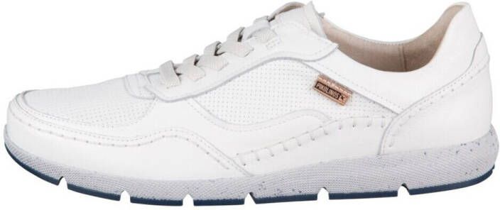 Pikolinos 'Fuencarral' Off White Leren Sneaker - Foto 3