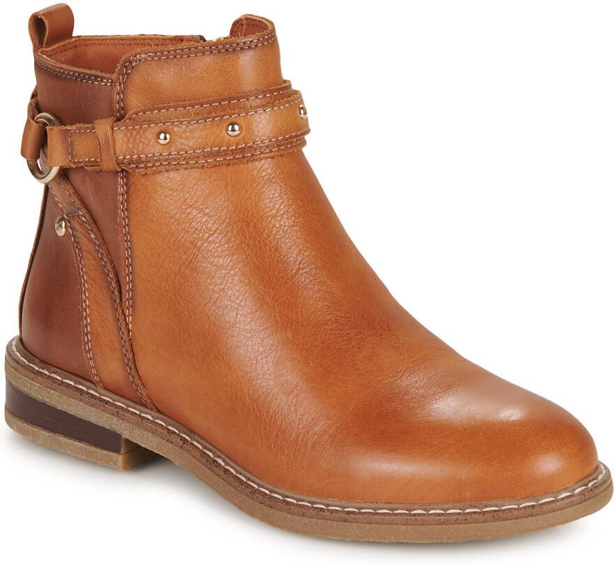 Pikolinos Stijlvolle Enkellaarsjes voor Dames Amandel Bruin Brown Dames - Foto 3