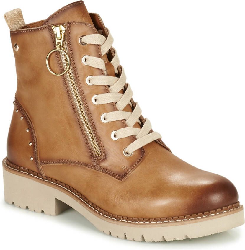 Pikolinos Stijlvolle Vicar Enkellaarsjes Brown Dames - Foto 4