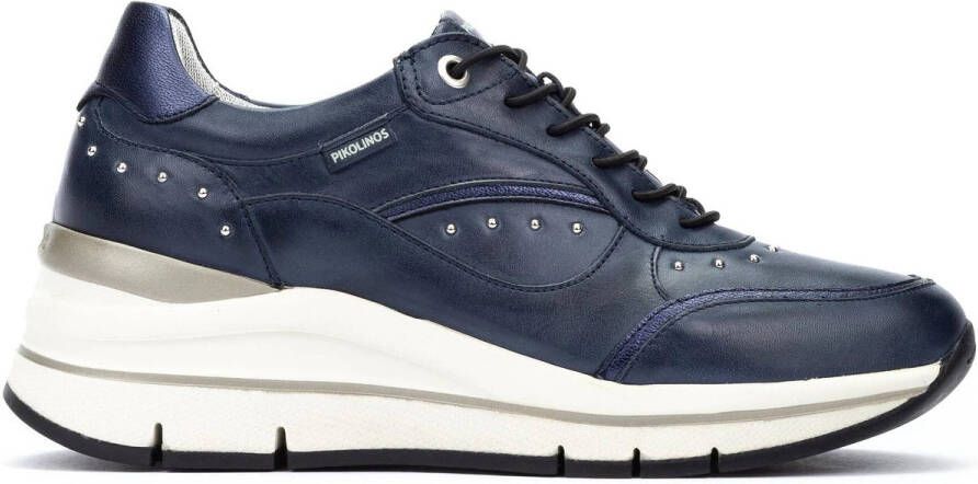Pikolinos Girona dames sneaker blauw