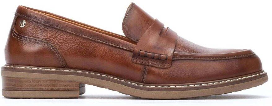 Pikolinos Bruine leren loafers voor vrouwen