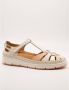 Pikolinos Comfortabele leren sandaal off white Beige Dames - Thumbnail 8