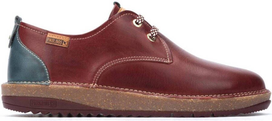 Pikolinos Comfortabele veterschoen voor dames Red Dames