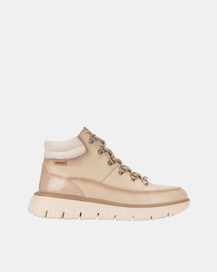PIKOLINOS Sneakers hoog 'Segovia' lichtbeige natuurwit