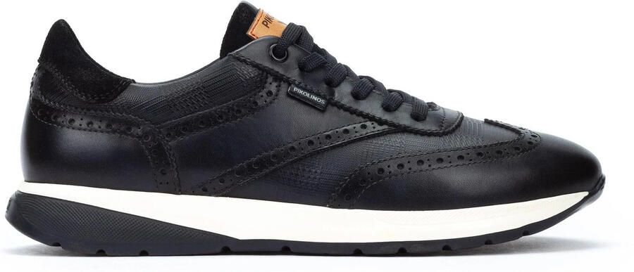 Pikolinos Blauwe Leren Herensneaker Stijlvol Comfort