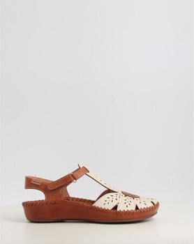 Pikolinos Bruine gebroken witte leren schoenen van P.Vallarta - Foto 11
