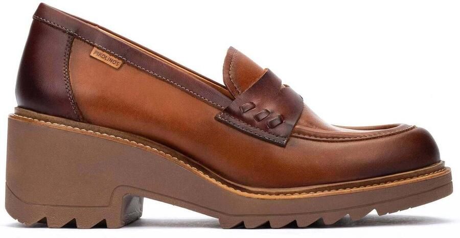 Pikolinos Bruin Leren Damespump Hakken - Foto 2