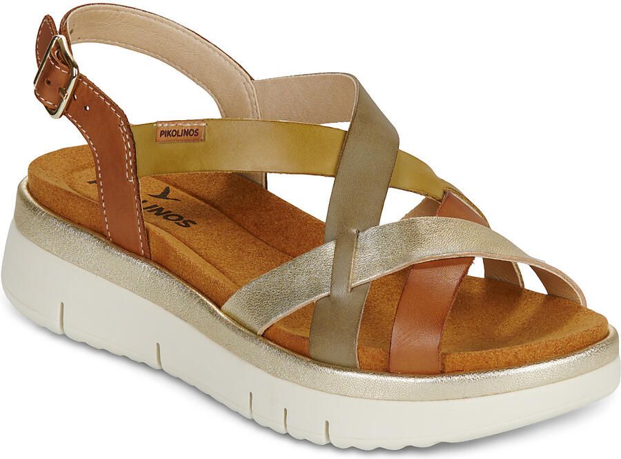 Pikolinos Bruine damessandaal Stijlvolle Palma Multicolor Dames - Foto 3