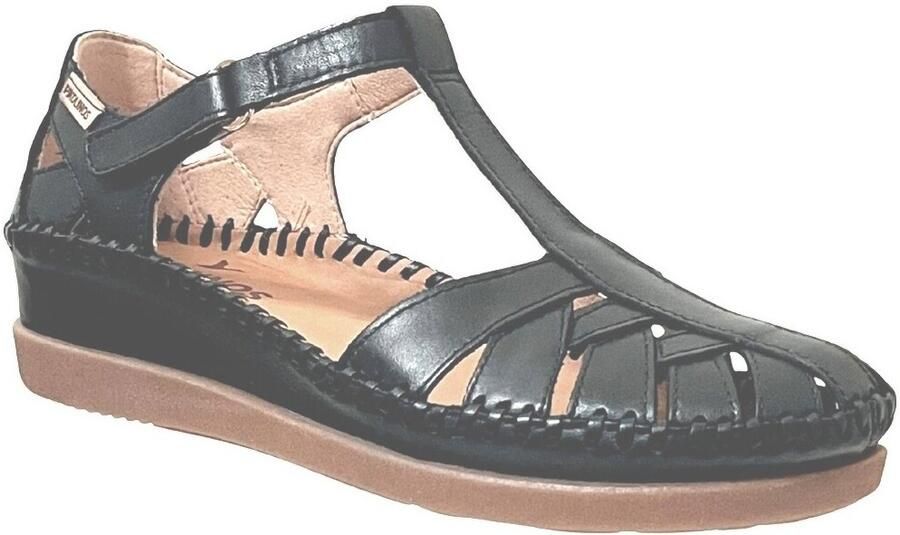 Pikolinos Blauwe Leren Dames Sandaal Mahon - Foto 5