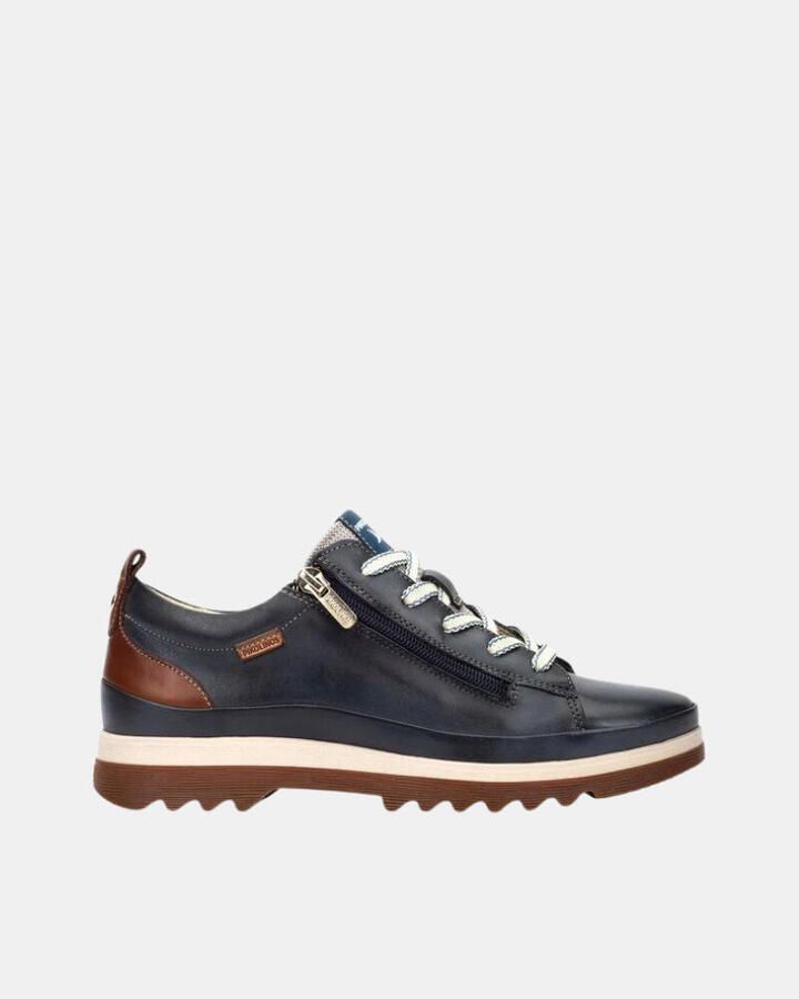 Pikolinos Vigo marine leren sportschoenen - Foto 4