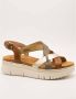 Pikolinos Bruine damessandaal Stijlvolle Palma Multicolor Dames - Thumbnail 4