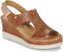 Pikolinos Kleurrijke sandalen met hoge sleehak Brown Dames - Thumbnail 2