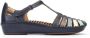 Pikolinos Blauwe leren damessandaal Blue Dames - Thumbnail 2