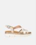 Pikolinos W4N-0650 ~~~~~~~~~~~~~~~~~~~~ Platte sandalenDames Sandalen Wit beige - Thumbnail 3