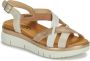 Pikolinos Beige Casual Leren Dames Sandalen Beige Dames - Thumbnail 3