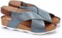 Pikolinos Romantische sleehak sandalen Blue Dames - Thumbnail 43