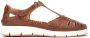 Pikolinos Bruine leren sleehak sandaalcollectie Brown Dames - Thumbnail 7