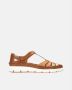 Pikolinos Off White Damesandaal Lichtgewicht Leer Beige Dames - Thumbnail 2