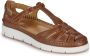 Pikolinos Bruine leren sleehak sandaalcollectie Brown Dames - Thumbnail 2