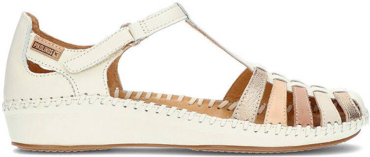 Pikolinos Vallarta Leren Sandaal White Dames - Foto 8