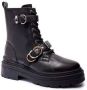Pinko Boots Leather Ankle Boots With Logo in zwart - Thumbnail 2
