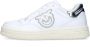 Pinko Stijlvolle Veterschoenen met Paneeldesign White Dames - Thumbnail 2