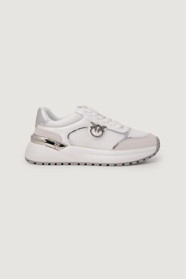 Pinko Witte Zilveren Sneakers Love Birds Ss0019P027 - Foto 7