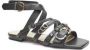 Pinko Sandalen Ankle Strap Sandals With Branded Leather Insole in zwart - Thumbnail 2