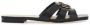 Pinko Zwarte Leren Sandalen Collectie Lente Zomer Black Dames - Thumbnail 2