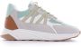 Piola Ica Lage Sneakers Leer Vetersluiting Multicolor Dames - Thumbnail 2