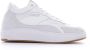 Piola Hoge Top Sneakers Piura Mid White Dames - Thumbnail 2