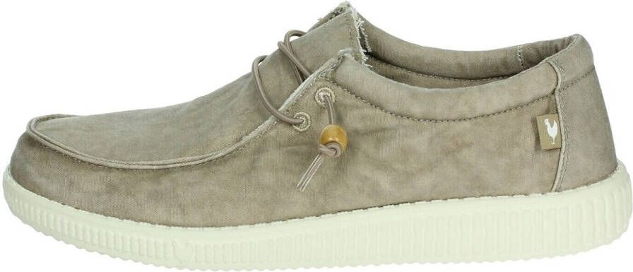 Walk in Pitas WP150 Wallabi Washed Sneakers wit