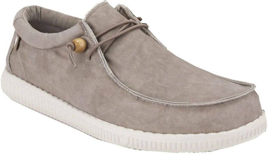 Walk in Pitas WP150 Wallabi Washed Sneakers wit