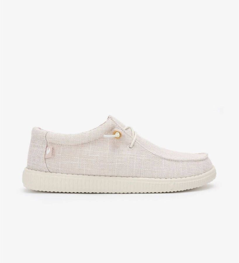 Walk in Pitas WP150 Wallabi Linen Sneakers beige