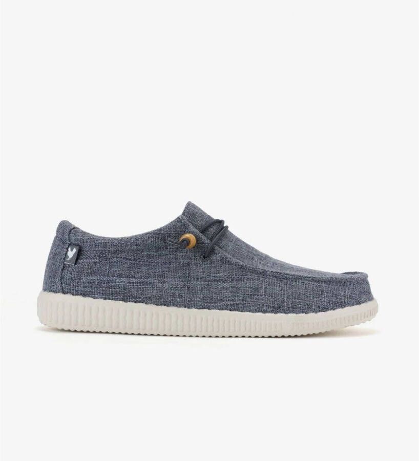 Pitas Mocassins WP150 WALLABI LINEN-AZUL