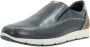 Pitillos Business Shoes Loafers Beige Blue Heren - Thumbnail 2